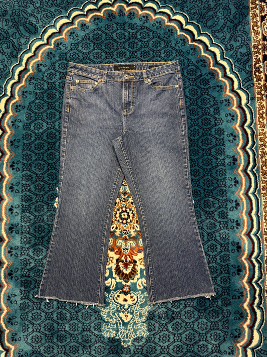 Calvin Klein Blue Flared Jeans - 12