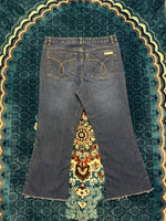 Calvin Klein Blue Flared Jeans - 12