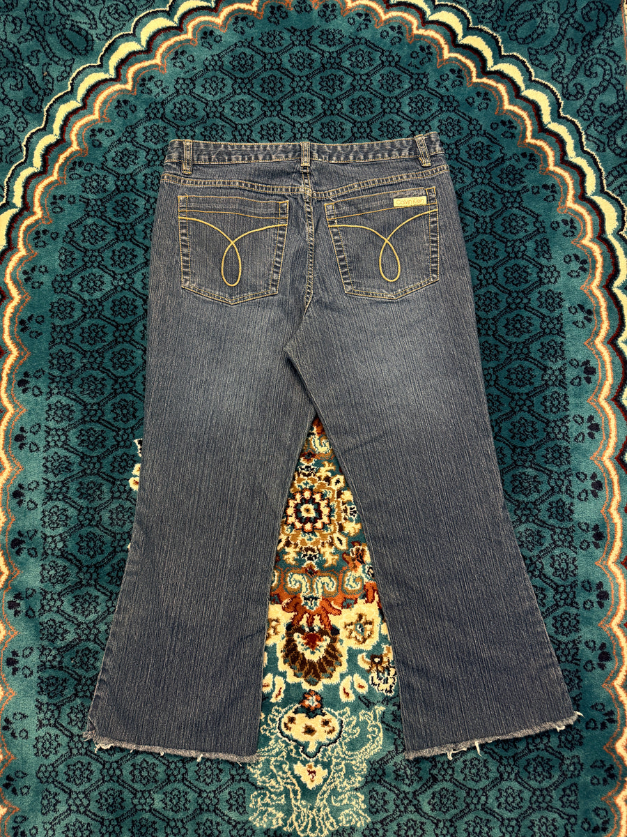 Calvin Klein Blue Flared Jeans - 12