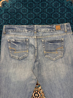 American Eagle Blue Flared Jeans - 36