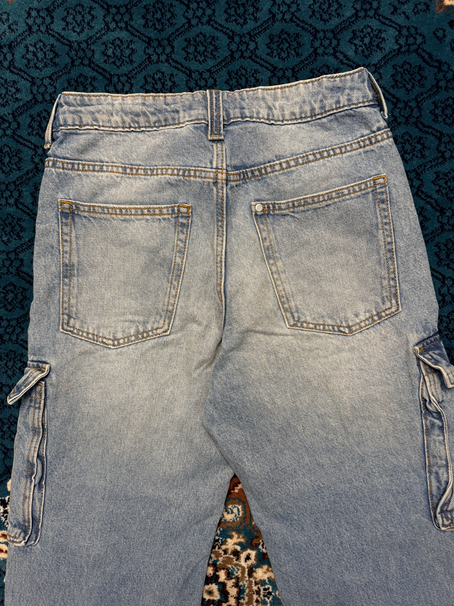 H&M Blue Cargo Jeans - 12