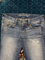 American Eagle Blue Slim Boot Stretch Jeans - 4