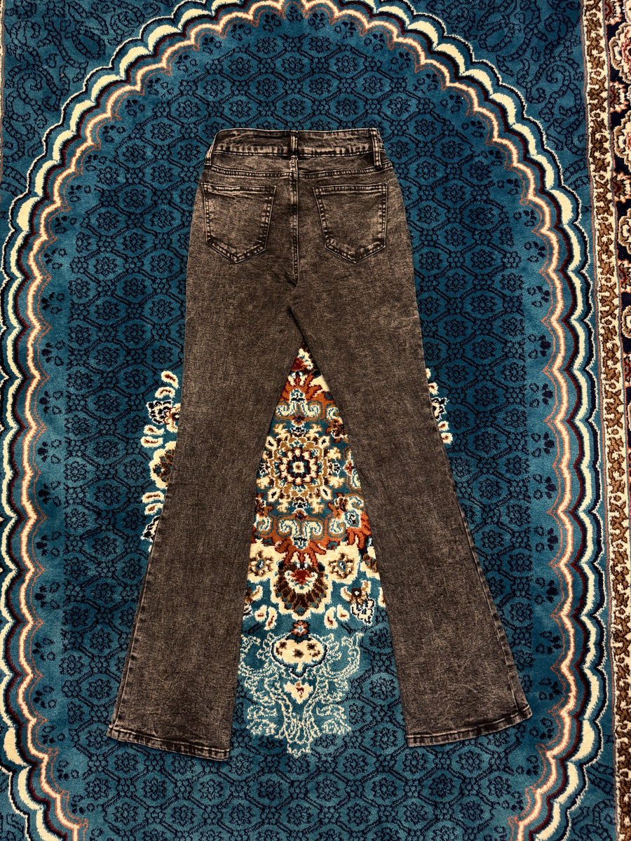 Fire & Rain Grey Flared Jeans - 1