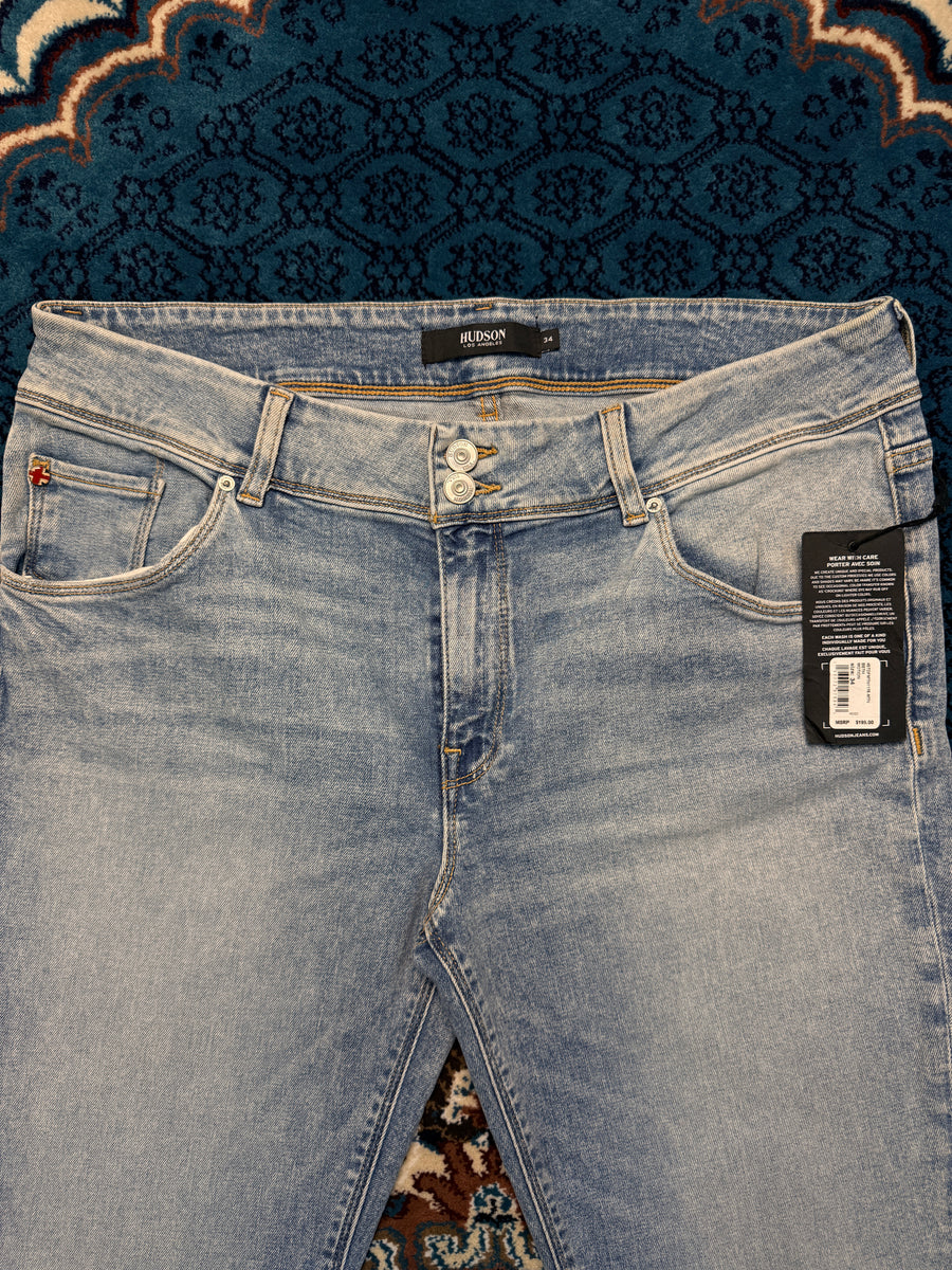 Hudson Los Angeles Blue Petit Bootcut Jeans Tagged - 34