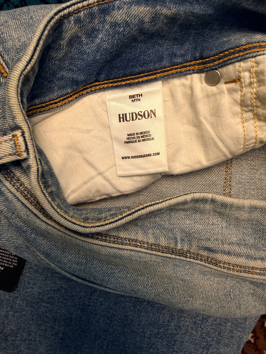Hudson Los Angeles Blue Petit Bootcut Jeans Tagged - 34