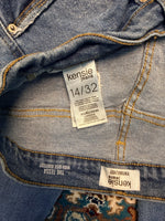 Kensie Jeans Blue High Rise Bootcut Jeans - 32