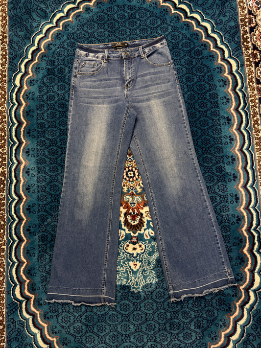 Lucky & Blessed Blue Flared Jeans - 10
