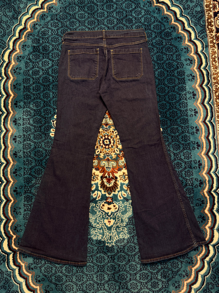 Old Navy Blue Flared Jeans - 8