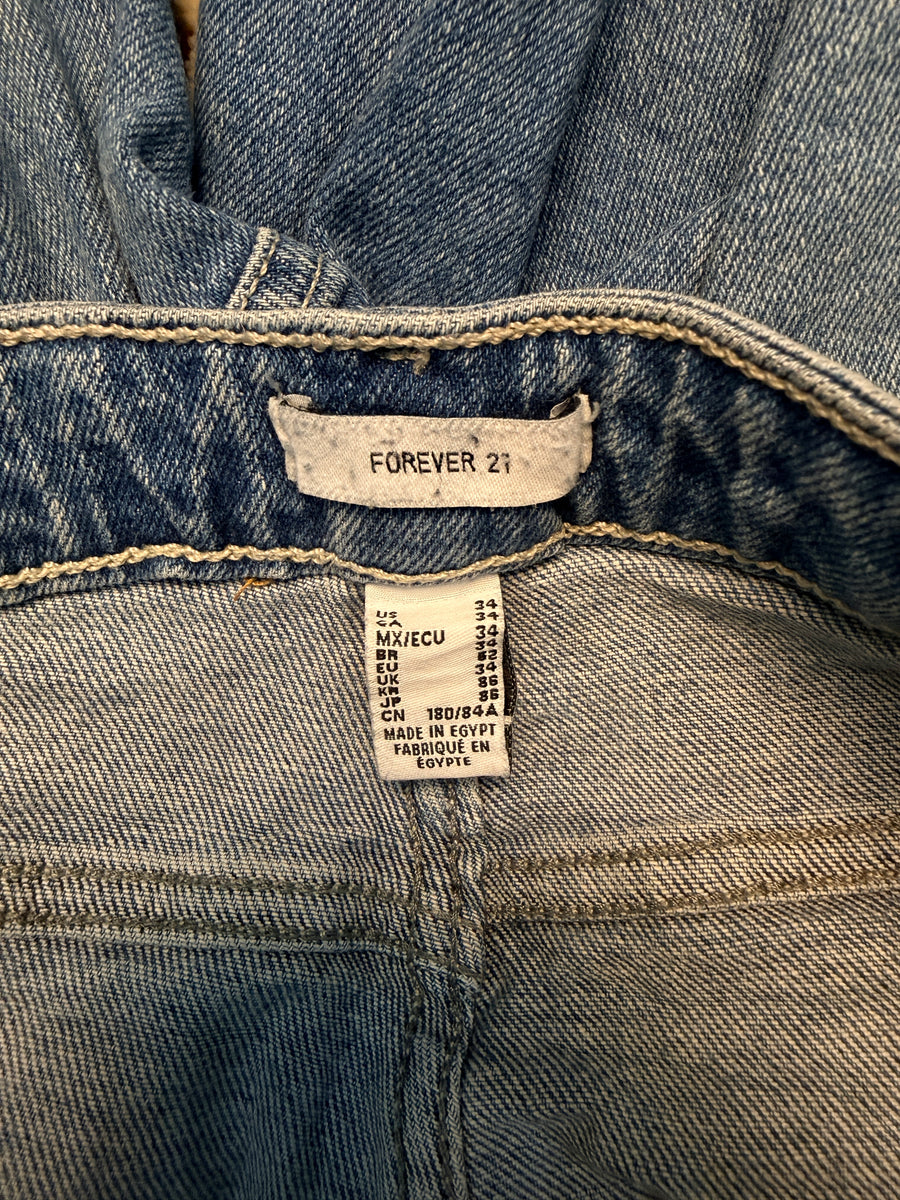 Forever21 Blue Flared Jeans - 34