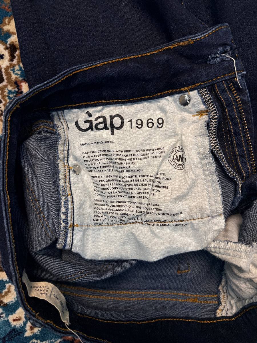 Gap Blue Curvy Perfect Boot Jeans - 26