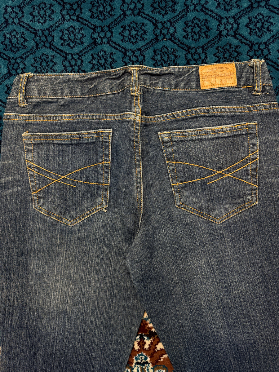 Aeropostale Blue Hailey Flared Jeans - 5/6