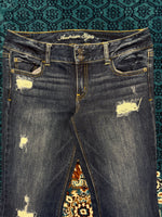 American Eagle Blue Stretch Flared Jeans - 12