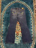 American Eagle Blue Stretch Flared Jeans - 12