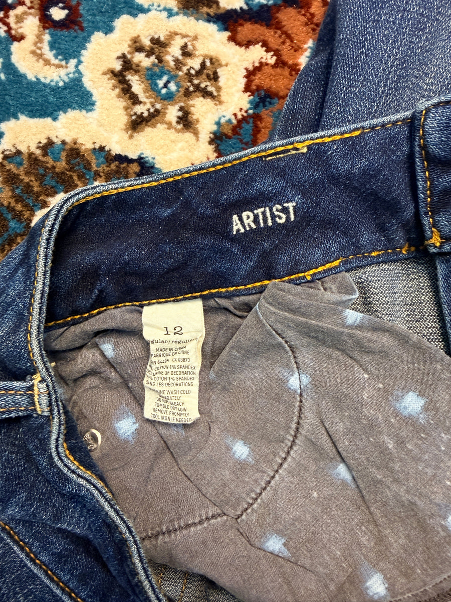 American Eagle Blue Stretch Flared Jeans - 12
