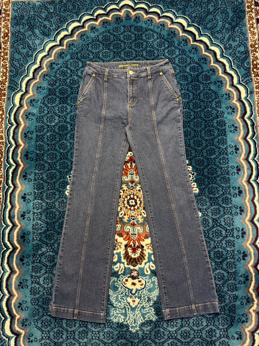 Michael Kors Blue Bootcut Jeans - 2