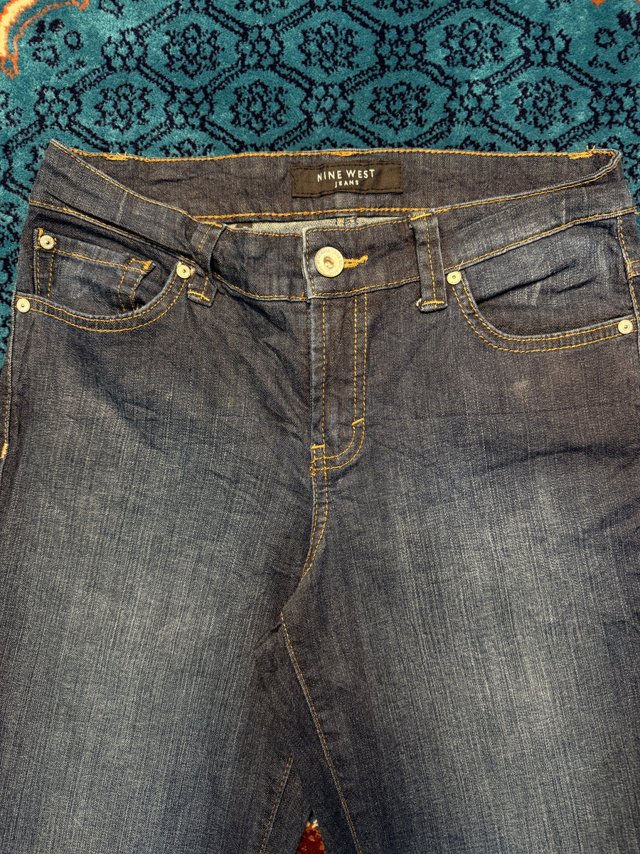 Nine West Blue West End Bootcut Jeans - 4