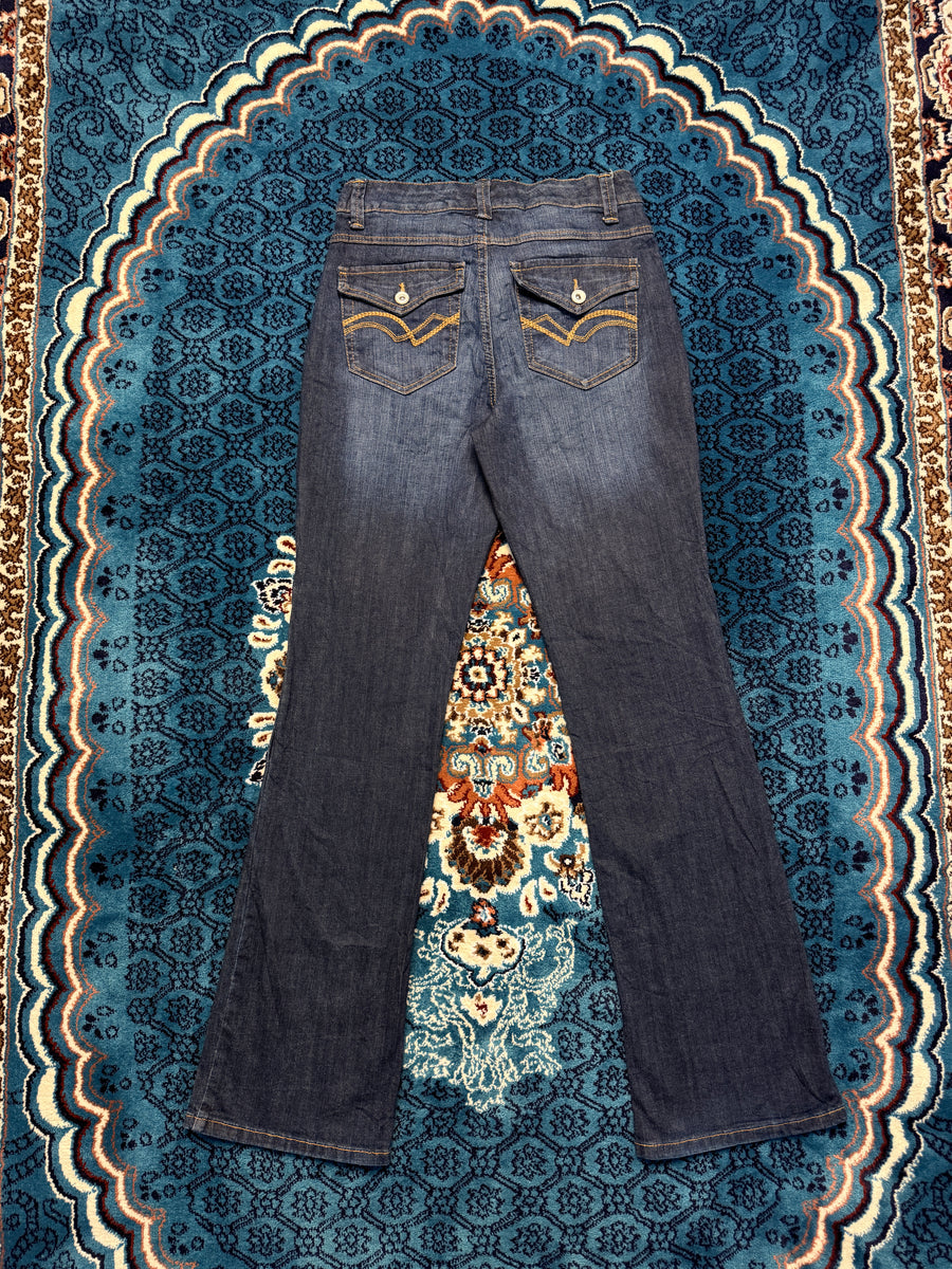 Nine West Blue West End Bootcut Jeans - 4