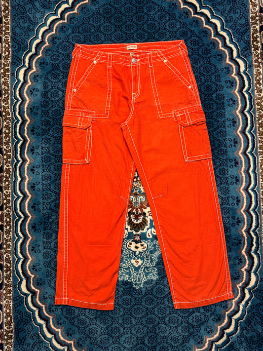 True Religion Red Straight Fit Jeans - 32