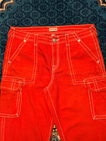 True Religion Red Straight Fit Jeans - 32