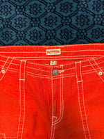 True Religion Red Straight Fit Jeans - 32