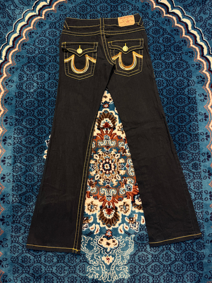 True Religion Black Bootcut Jeans - 26