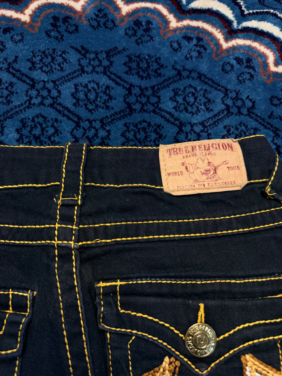 True Religion Black Bootcut Jeans - 26