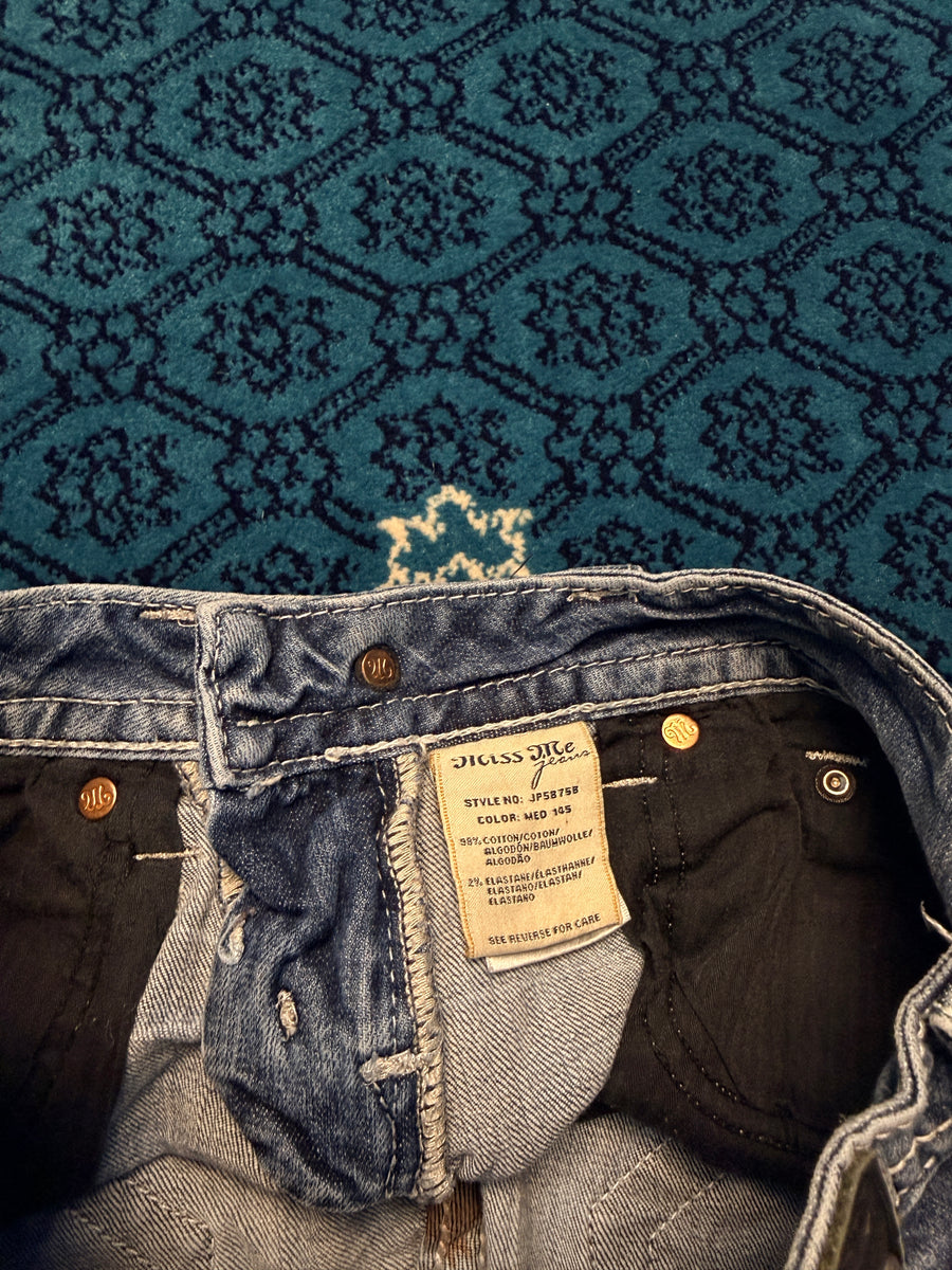 Miss Me Blue Signature Rise Bootcut Jeans - 25