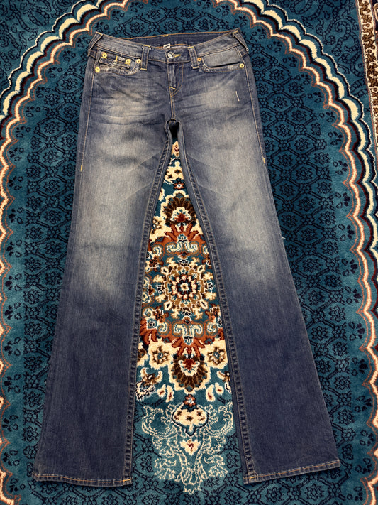 True Religion Blue Bootcut Jeans - 28