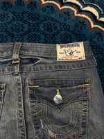 True Religion Blue Bootcut Jeans - 28