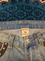 True Religion Blue Bootcut Jeans - 32