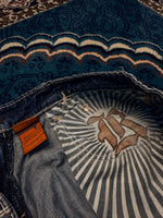 Rock Revival Blue Relaxed Straight Fit Jeans - 36