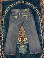 Rock Revival Blue Relaxed Straight Fit Jeans - 36