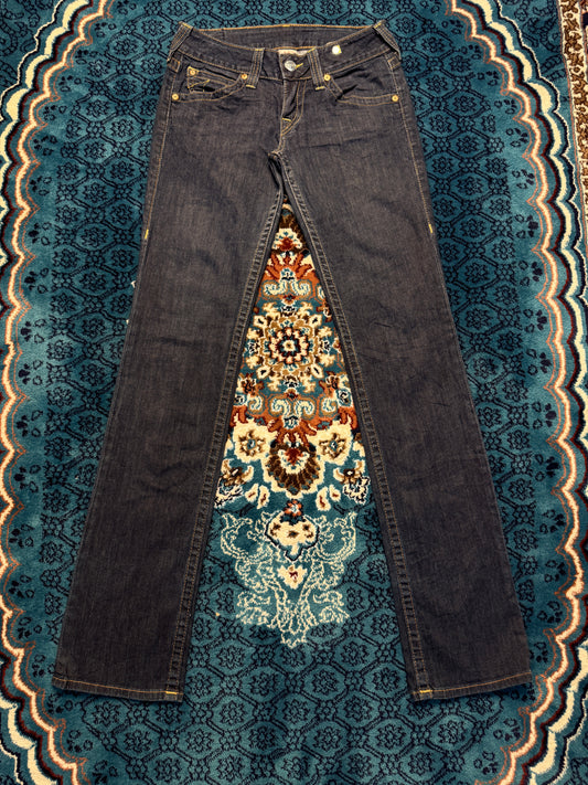 True Religion Blue Straight Fit Jeans - 28