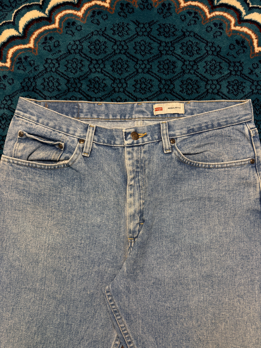 Wrangler Blue Regular Fit Jeans - 36