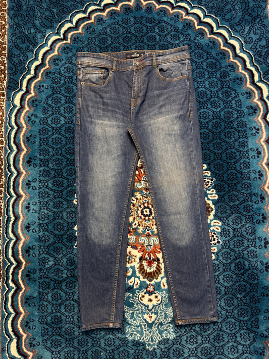 Hollister Blue Skinny Fit Advanced Stretch Jeans - 32