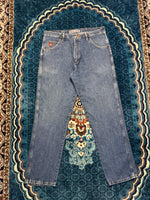 Wrangler Blue Straight Fit Jeans - 38
