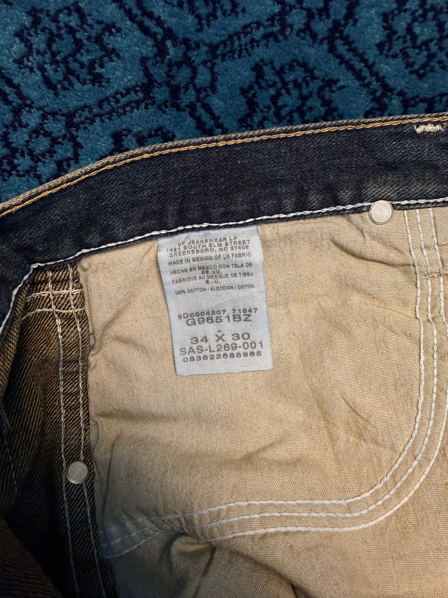Wrangler Blue Straight Jeans - 34