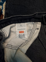 Wrangler Black Straight Fit Jeans Distressed - 30