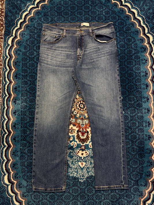 Wrangler Blue Slim Straight Jeans - 36