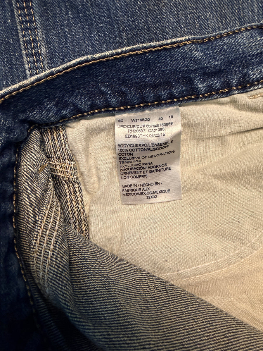 Dickies Blue Dungaree Style Jeans - 32