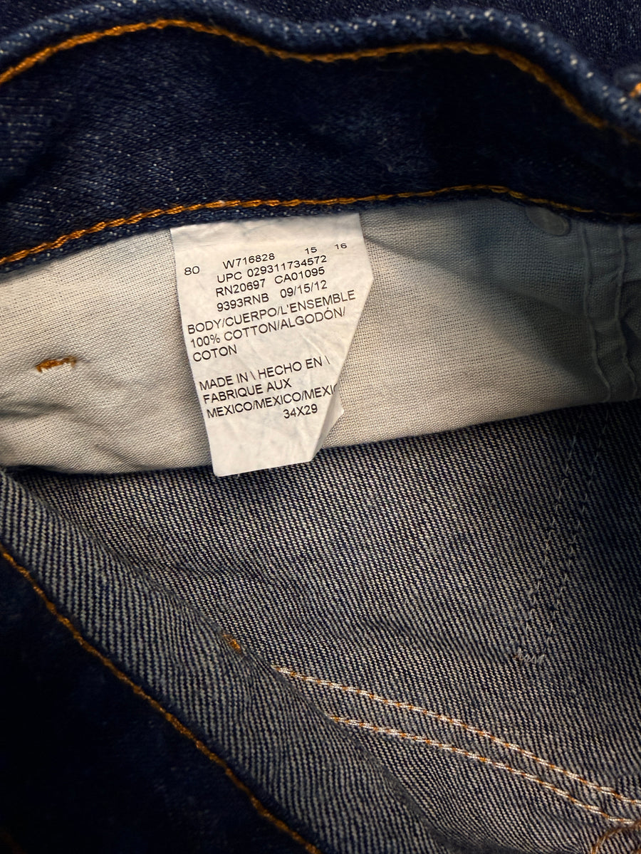 Dickies Blue Straight Fit Jeans - 34