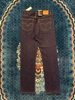 Levi's Blue 501 Straight Fit Jeans Tagged - 26