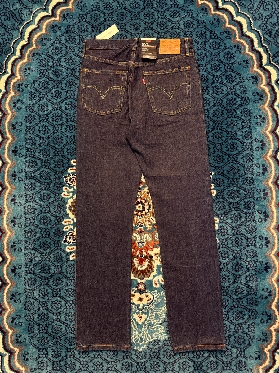 Levi's Blue 501 Straight Fit Jeans Tagged - 26