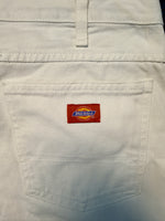 Dickies White Straight Fit Jeans - 34