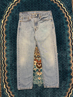Levi's Blue 505 Regular Straight Jeans - 34