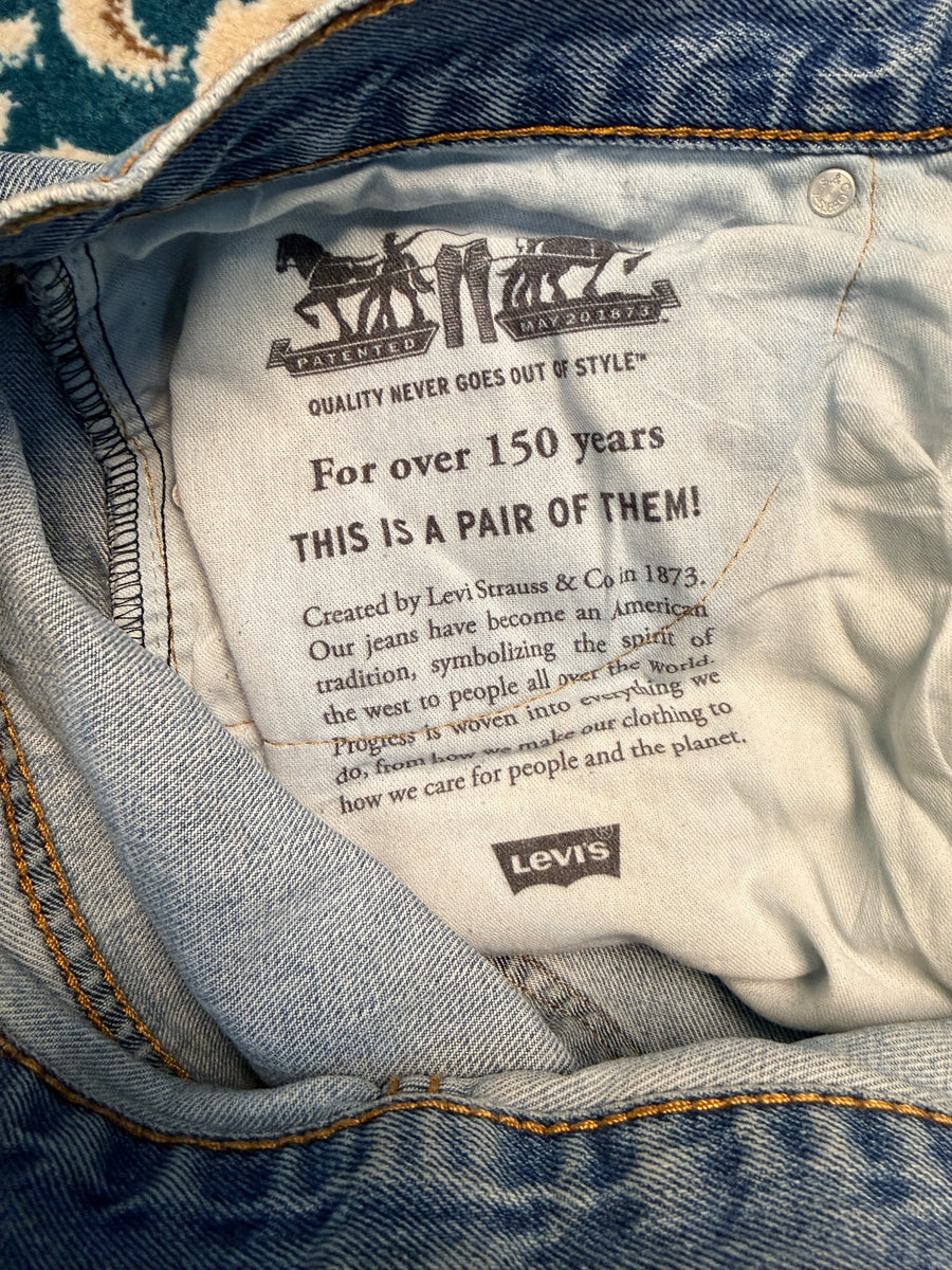 Levi's Blue 505 Regular Straight Jeans - 34