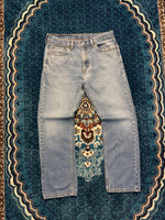Levi's Blue 505 Regular Straight Jeans - 33