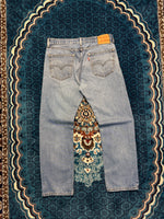Levi's Blue 505 Regular Straight Jeans - 33