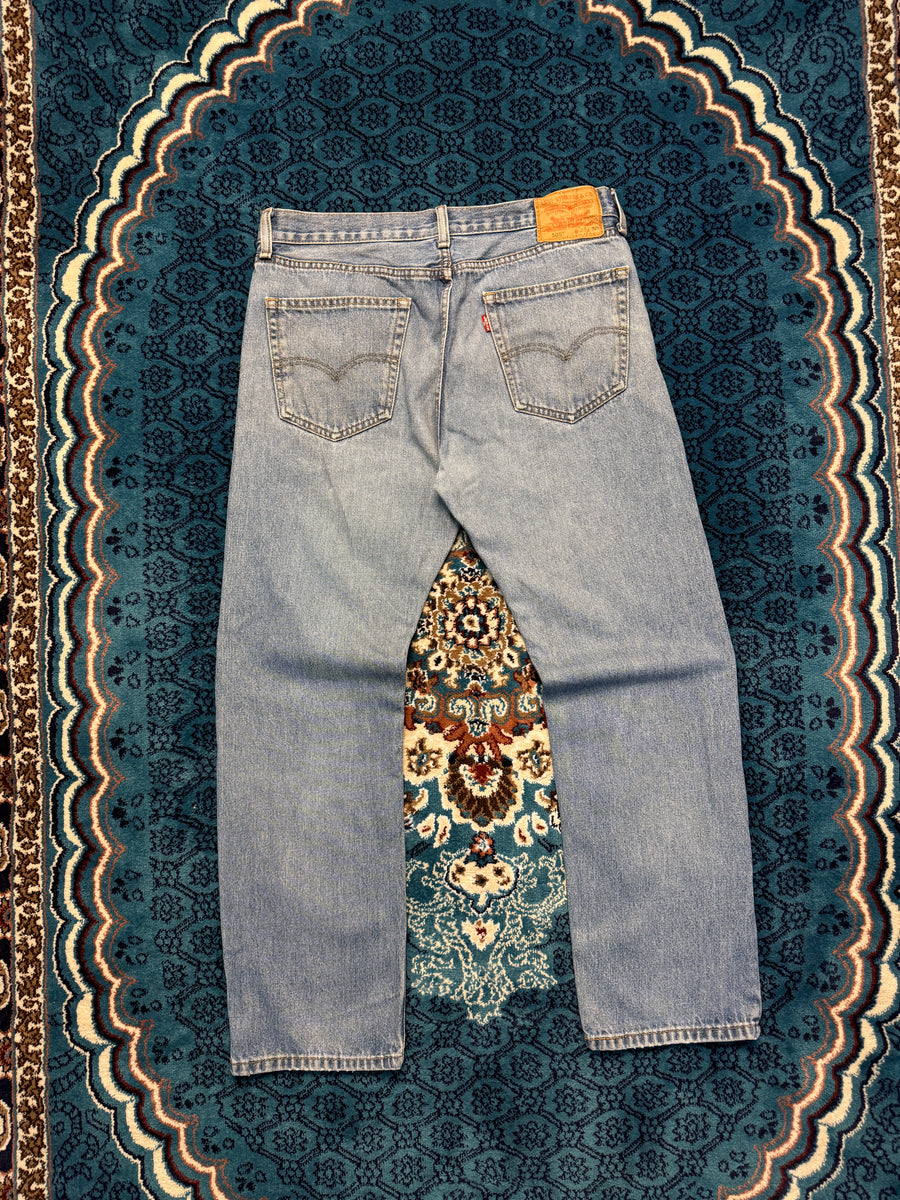 Levi's Blue 505 Regular Straight Jeans - 33