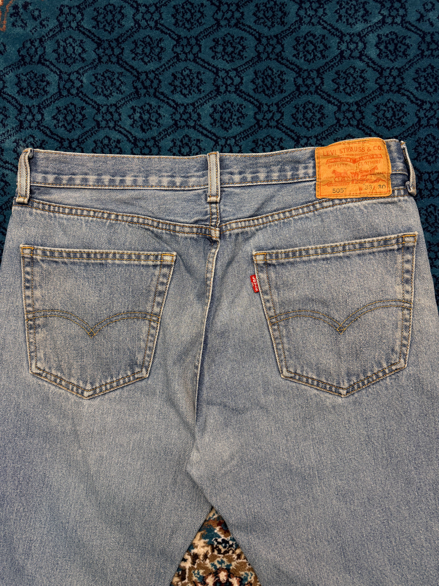 Levi's Blue 505 Regular Straight Jeans - 33